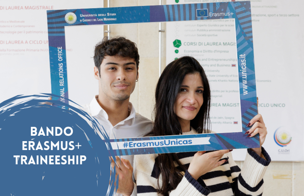 Bando per la mobilità Erasmus+ per traineeship 2025-2026