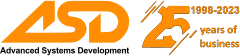A.S.D. Advanced Systems Development Logo