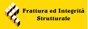 Frattura ed Integrità Strutturale (Fracture and Structural Integrity; ISSN 1971-8993) 