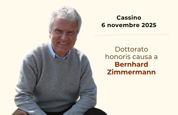Dottorato honoris causa a Bernhard Zimmermann