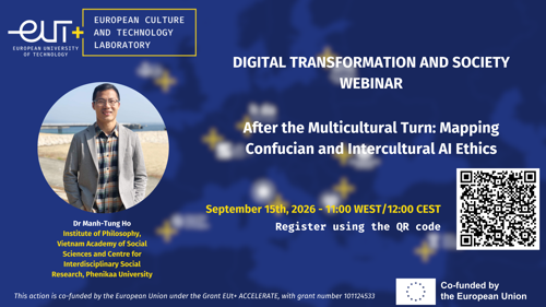 Dr. Manh-Tung Ho, researcher at the Institute of Philosophy (VASS) and Phenikaa University, speaker at the EUt+ AI Ethics webinar.